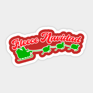 Fleece Navidad Sticker